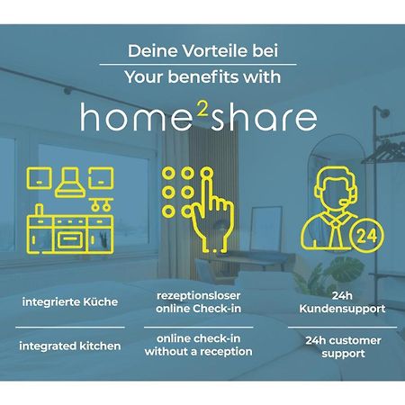 Moderne Apartments Im Herzen Der Stadt I Private Tiefgarage Mit Ladesaeulen I Home2Share Ibbenbüren Eksteriør billede